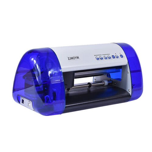 Compact A4 Digital Vinyl Sticker Cutting Plotter - DC240, PU/PVC Compatible, 100V-240V, Desktop Automatic Plotter for Home & Office, 190-200