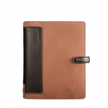 Filofax Holborn Nubuck A6/A5 Organizer - Premium Full Grain Buffalo Leather & Soft Nubuck Contrast