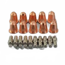 ErgoCut Trafimet Verbrauchsmaterialien Set - 100 Stück mit S25/S35/S45 Elektroden, Hafniumspitzen und 0, 8 mm Düsen (30A, PR0110, PD0116)