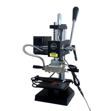 RCIDOS M4 Luxury Hot Foil Stamping Machine - High Quality Manual Press for Leather Bronzing with Optional Extra Letter Set