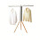 Multi-Function Windproof Clothes Drying Rack with Folding Design and Convenient Hangers for Socks and Laundry 1