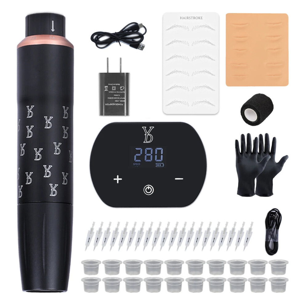 YD Blink 2.0 Professionele PMU Machine Kit - Permanente Tatoeage Make-up Pen voor Wenkbrauwen, Lippen en Ooglijn