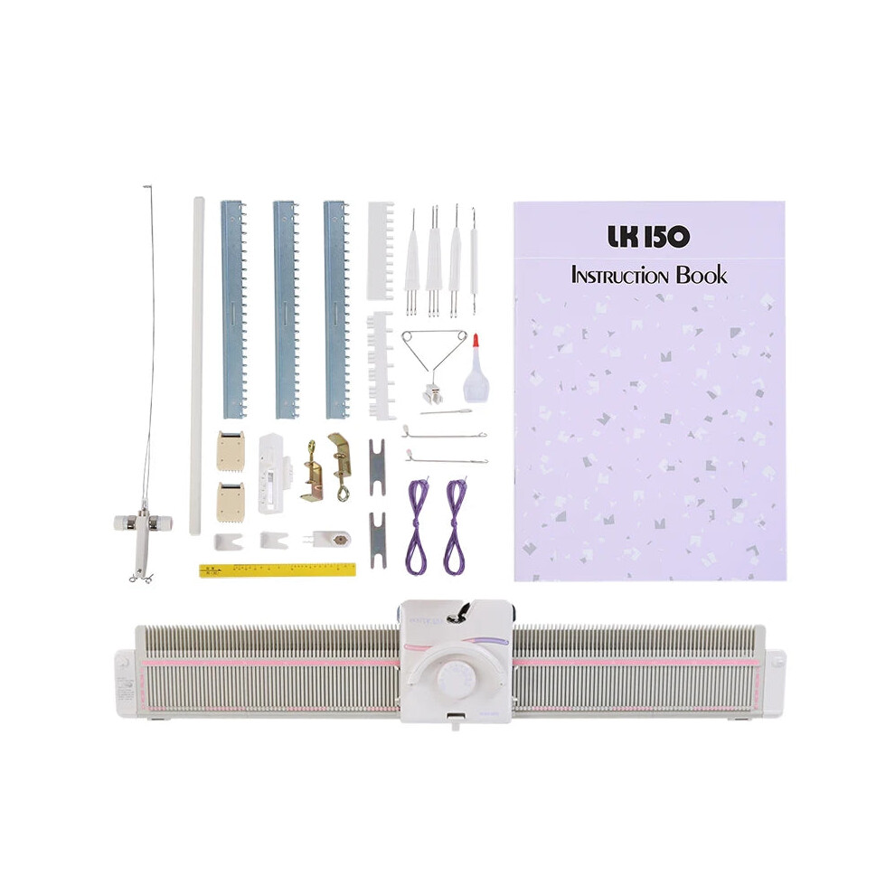 Silver Reed LK150 Midden-Maatstikmachine Onderdelen - 6,5 mm, 150 steken, Duurzame kunststof accessoires voor huiselijk handwerk