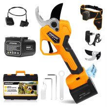 Swansoft SW PRU 45: 45 mm kabellose elektrische Gartenschere mit progressiver Schneidfunktion
