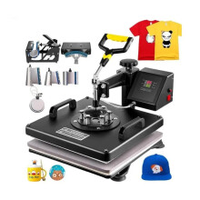 8-in-1 multifunctioneel heatpressapparaat voor mokken, petten, borden en T-shirts - 30x38cm/38x38cm sublimatieprinter