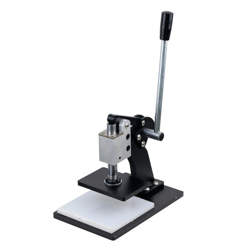Precision Desktop Embossing & Engraving Machine for Leather and Woodworking Logos