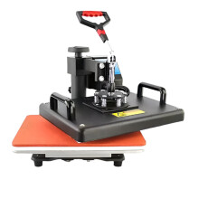 Veelzijdige 8-in-1 warmtepers - Perfect voor T-shirts, mokken, petten, borden, petten en muismatten (38x38cm)