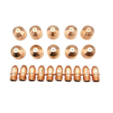 Umfassendes 80 - teilige Plasma - Schneidbrenner Verbrauchsmaterialien Kit: PD0026 Tips, PR0034 C1376 Elektroden für Ergocut CB150 P150 Brenner