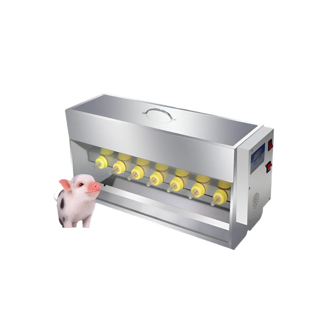 Stainless Steel Dual-Sided Automatic Piglet Milk Feeder - 10L/15L Capacity with Constant Temperature Control
