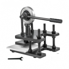 Premium leren snijmachine - 180 x 120 mm, duurzame naaldlager, hoogwaardig embossing gereedschap