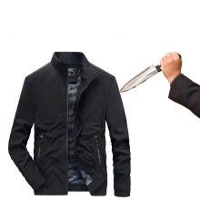 4XL Plus - Größe Anti - Hacking Geschäftsjacke - Selbstverteidigung, Schnittschutz, Versteckte Sicherheitsmerkmale für Polizei & FBI