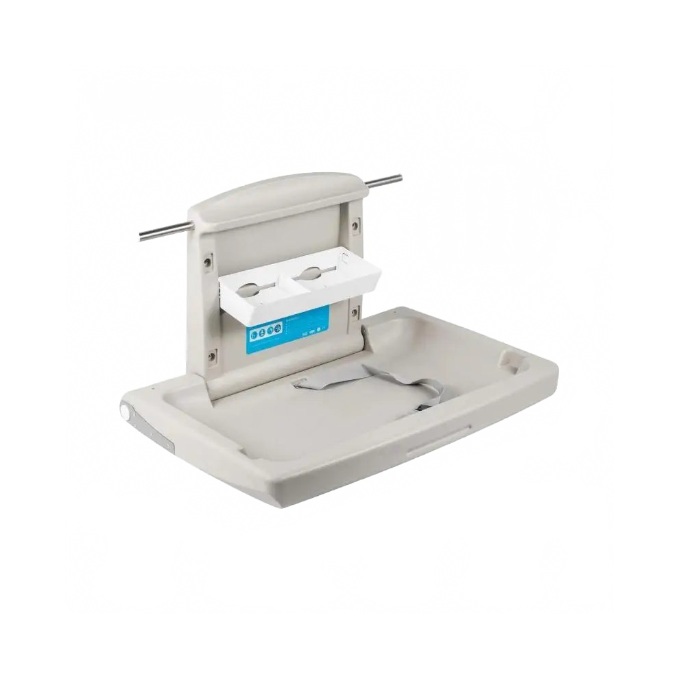 Commercial Wall-Mounted Vertical Baby Diaper Changing Station for Restrooms