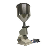Compact 100ml Pneumatic Filling Machine for Creams, Pastes & Liquids - Stainless Steel A02