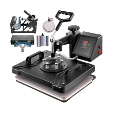 8-in-1 multifunctioneel warmtepers voor T-shirts, mokken, petten, borden en flessen - Sublimatieprinter