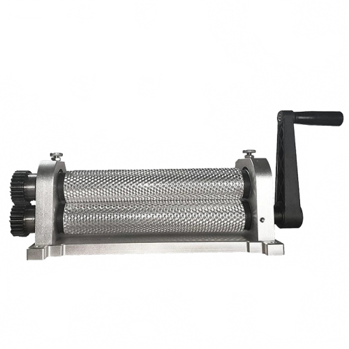 Customizable Beeswax Foundation Embossing Machine - 280mm Aluminum Alloy Rollers for Beekeeping