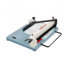 High-Precision Industrial Guillotine Paper Cutter - 500 Sheets Capacity for Books, Photos, and Cards