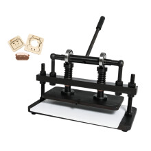 ZONESUN 36x22cm doe-het-zelf leer- en PVC-die snijmachine voor rugzakken en handtassen