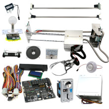 DIY 53cm Gantry Crane Vending Machine Kit with Stainless Steel Claw, LCD Game Board, Coin Acceptor, LED Joystick & Count Sensor