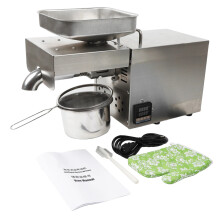 610W Automatische Oliepers - Efficiënte Koude en Warme Olie Extractor voor Pinda's, Noten, Zaden en Olijven