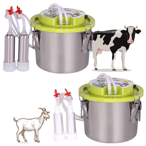 Portable 8L Automatic Electric Milking Machine for Cattle & Goats