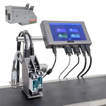 Phezer P260E Hochpräziser 4 mm Tintenstrahldrucker für QR - Codes, Barcodes, Seriennummern & Ablaufdatumsaufkleber