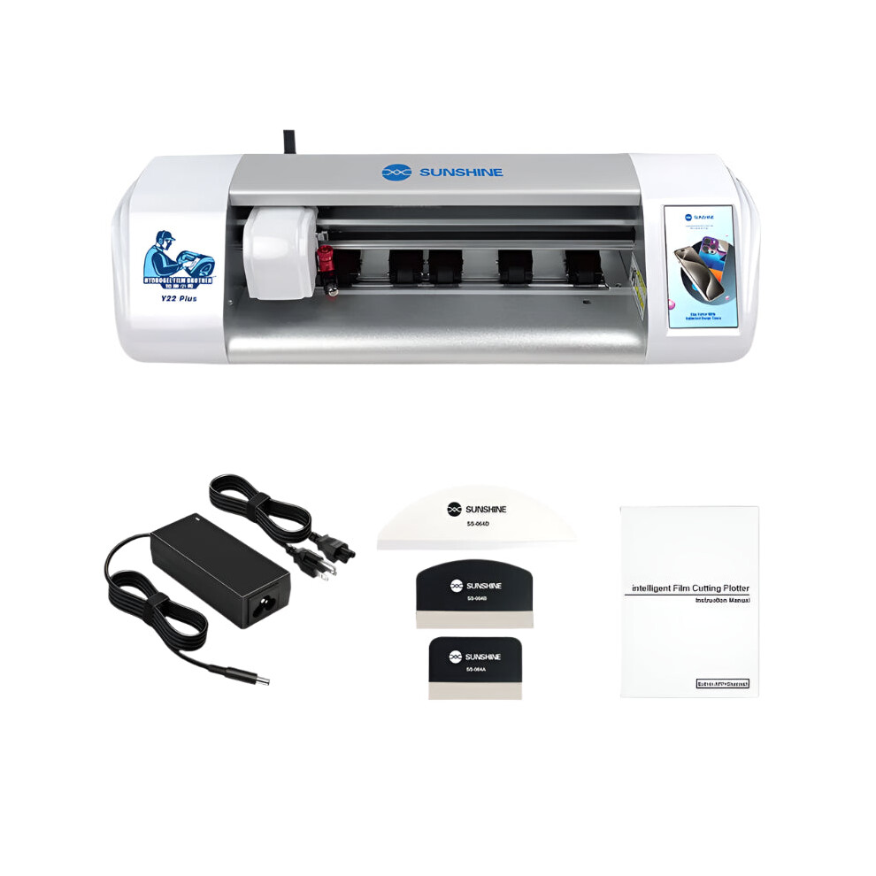 Sunshine Y22 Ultra Intelligente Hydrogelfilm Snijmachine - Onbeperkte Snedes, Flexibel & Veelzijdig (Compatibel met SS 057/SS 075)