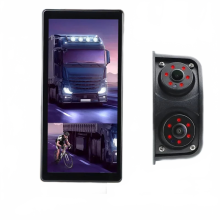 GreenYi 10.36-Inch IPS Touchscreen BSD DVR Loop Recorder - Vertical Mirror Monitor for Trucks & Buses
