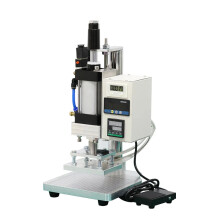 Veelzijdige Pneumatische Hot Stamping Machine met folie voor PVC en leer - Maten 5x7cm, 8x10cm, 10x13cm