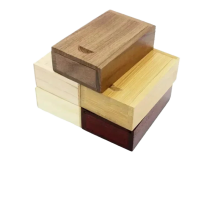 Individuell gravierte Aufbewahrungsbox aus massivem Holz mit schiebbarem Deckel für Ringe, USB - Sticks und Erinnerungsstücke