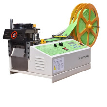 Geavanceerde automatische touw- en ritssluitingsmachine met koude/hot-functie voor linten, webbing en elastische banden