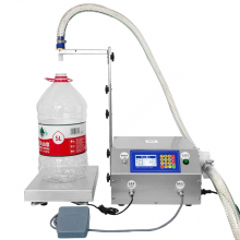Precision Automatic Liquid Filling & Weighing Machine for Detergents & Oils