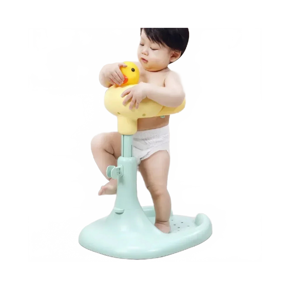 Billed Duck Baby Bath Tub With Standing Rack - Perfect For Newborns And Toddlers Red