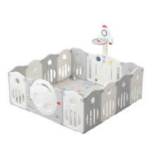 Moderne binnen speelveiligheidshek: gemakkelijk te installeren plastic baby speelpen voor kinderen
