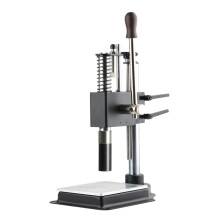Compact Manual Pneumatic Perfume Bottle Capping Machine for Collar Ring Crimping and Vial Top Pressing