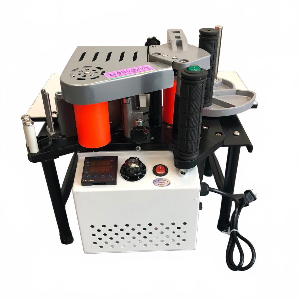 Portable Double-Sided Edge Bander - 220V 1200W Manual Edge Banding Machine for Woodworking