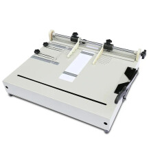 Precision A4 Hardcover Bookcase Machine: 600x520mm Center Positioning Photo Album & Menu Hard Case with Suction Corners