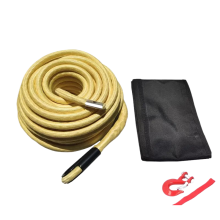 Kevlar High-Temperature Resistant Flame Retardant Safety Rope - 13mm x 20m for Jeep, ATV, UTV, Boat, Van, Pickup Truck - Black