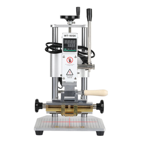 90SK Quick-Change Multi-Function Copper Die Hot Stamping & Embossing Tool with Flip Fixture