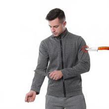 SGS Level 5 Schnittfeste Polyethylen - Sicherheitsjacke - Leichter Outdoor - Sport Reißverschluss - Cardigan