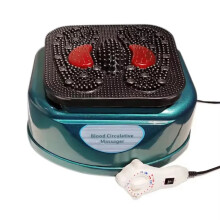 Deluxe Electric Hot Compress Foot Massager with Vibrating Circulation & Finger Massage Therapy