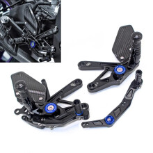 Yamaha R1/R1M YZFR1M/YZFR1 2015-2024 CNC Koolstofvezel Race Achtervoetsteun Voetsteun Assemblage