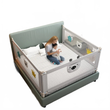 Toddler Bed Safety Rail - Breathable Babyproof Crib Guard for Secure Sleep