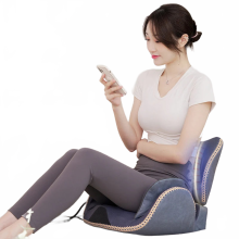 Multi-Function Electric Hip & Pelvic Massager Cushion - Retract & Lift Hips, Foldable Waist Massager for Home Use