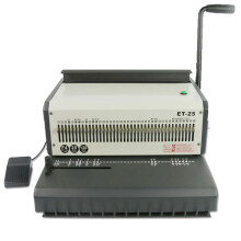 ET 25 Elektrische Dubbele Draad Bindmachine - 40 Gaten Boekbinder voor Professioneel Boekbinden
