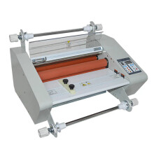 A3 Paper Laminating Machine with Four Rollers - FM360 110V/220V for Office & Worker Card Laminating
