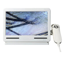 10 - Zoll HD LCD Haar - und Kopfhaut - Mikroskop - Tester mit 10 Millionen Pixeln - Hautöl - und Feuchtigkeitsdetektor