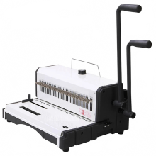 Manuelle Drahtspiral - Bindemaschine mit zwei Griffen - Rund 4, 5 mm, 40 - Loch - Kapazität für A4 - Fotoalben & Bücher