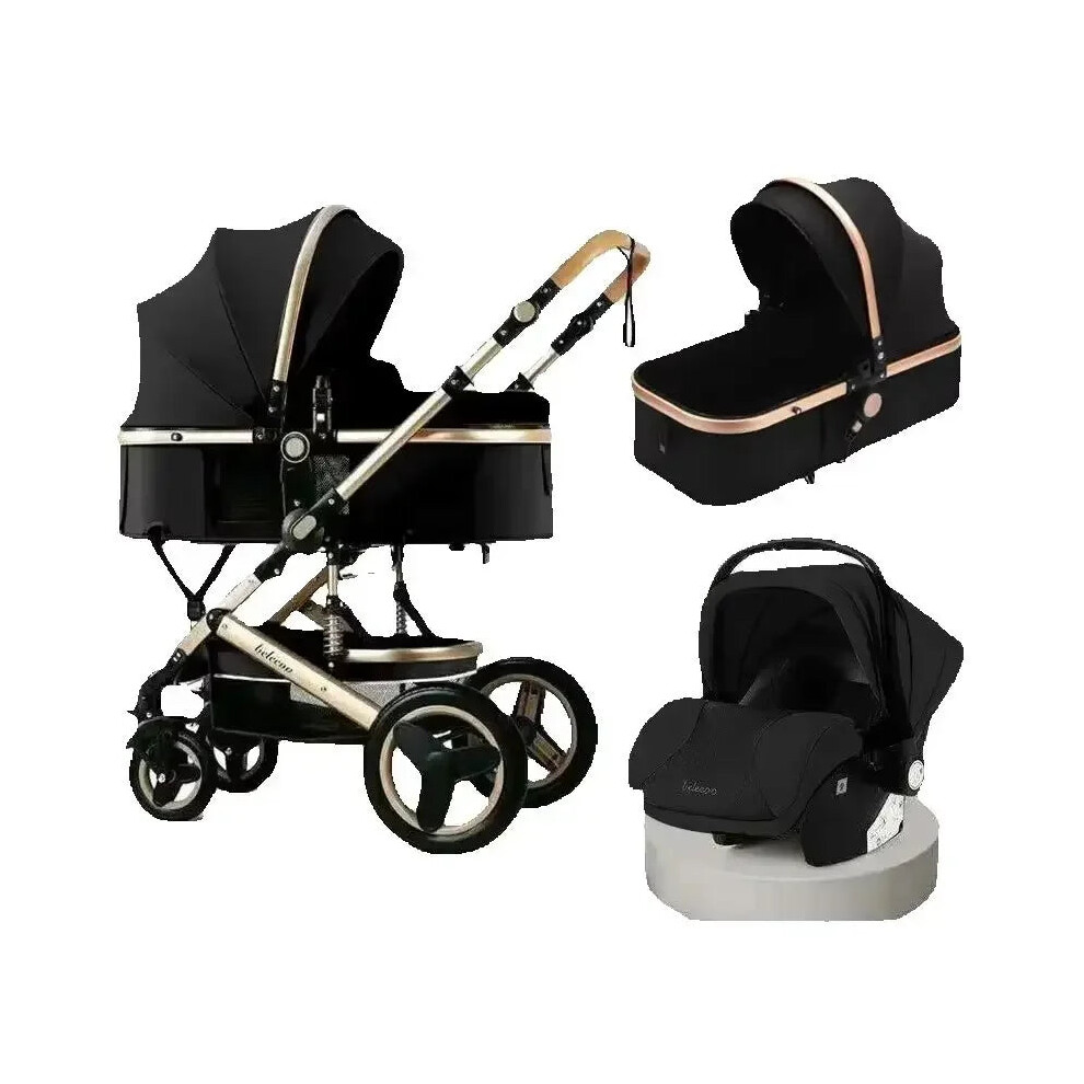 Ultimate 3-in-1 Baby Stroller: Versatile Pram, Carriage & Travel System for Newborns