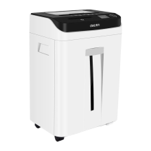 Deli 9922 Auto-Feed Electric Shredder, 25L Capacity, 220-230V, 50Hz, 180W, Continuous Shredding of 80 Sheets, 2x12mm Cut Size