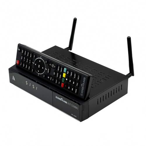 Zgemma H17Combo 4K Satellite TV Receiver with Broadcom CPU, DVB-S2/DVB-T2/C Support, CI/CA Compatible
